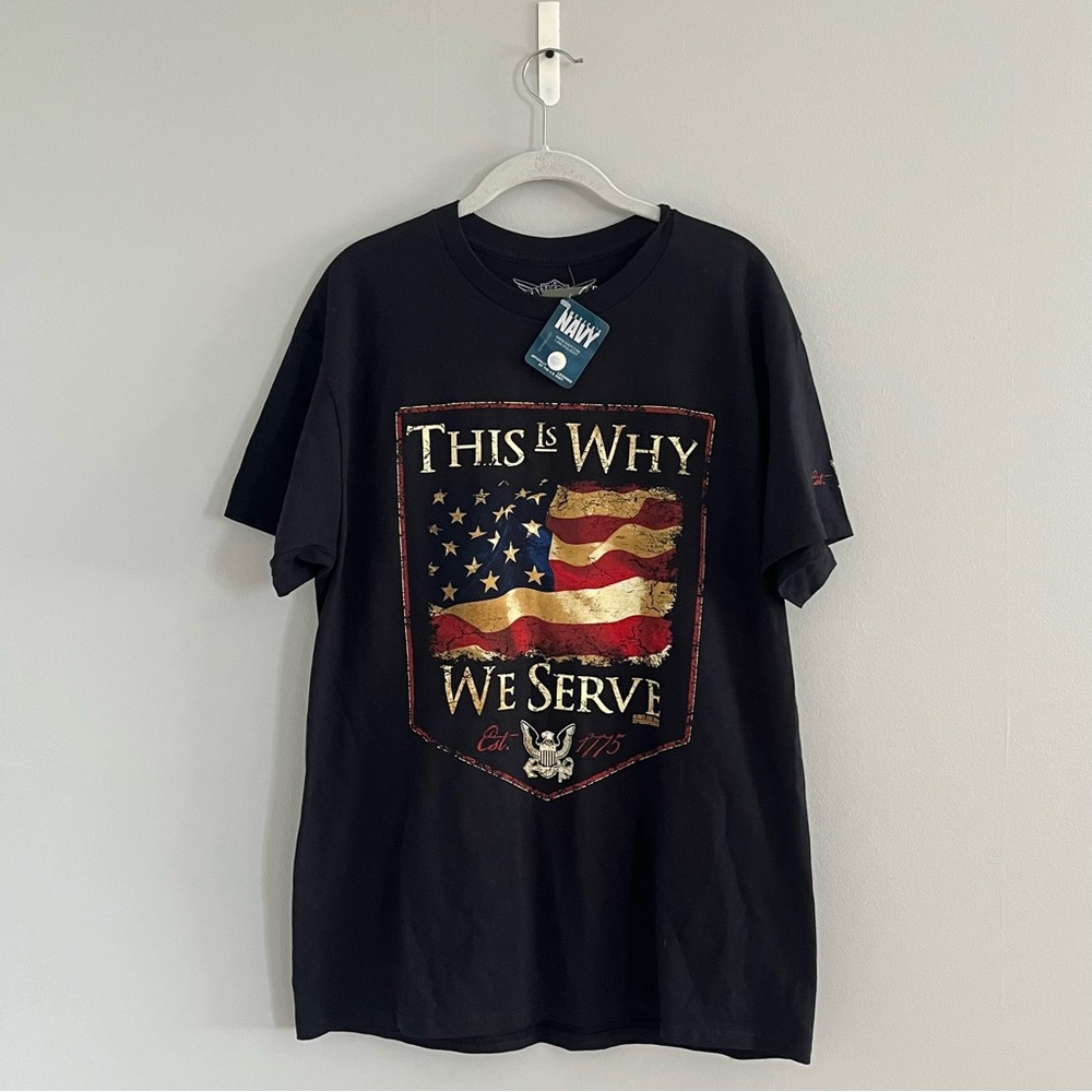 7.62 Design Battlespace Navy This is Why We Serve Military Shirt